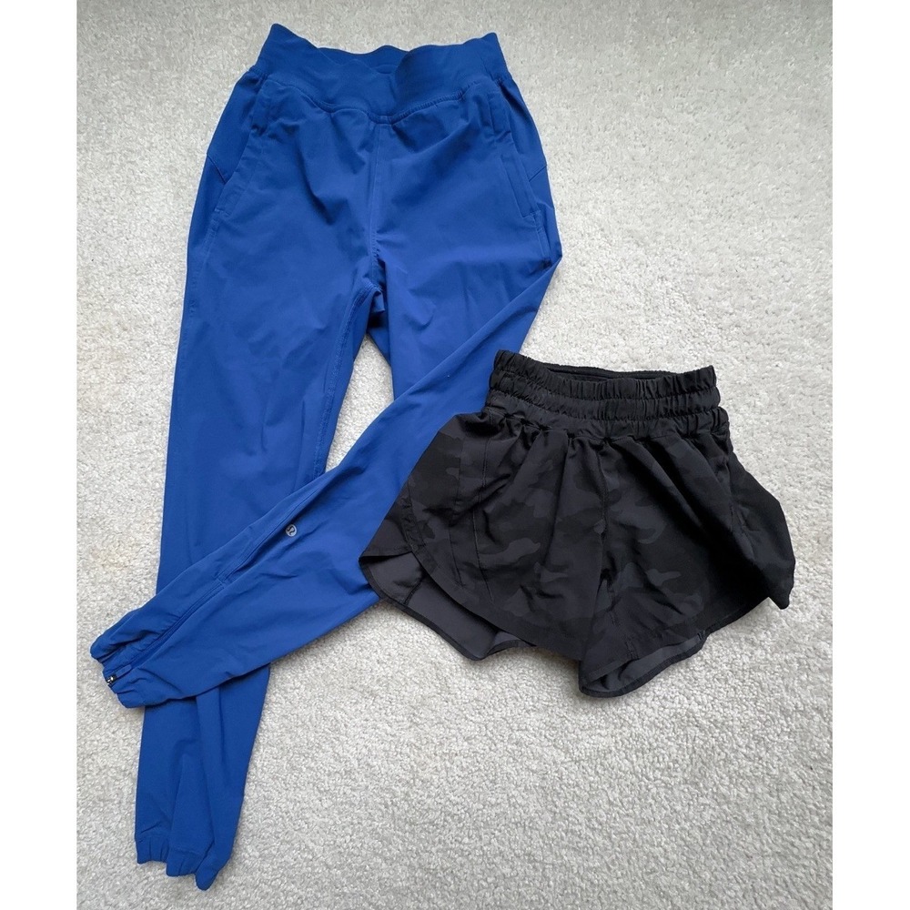 2PC Lululemon Adapted State High Rise Jogger & Hotty Shorts Size 0 Retail $196